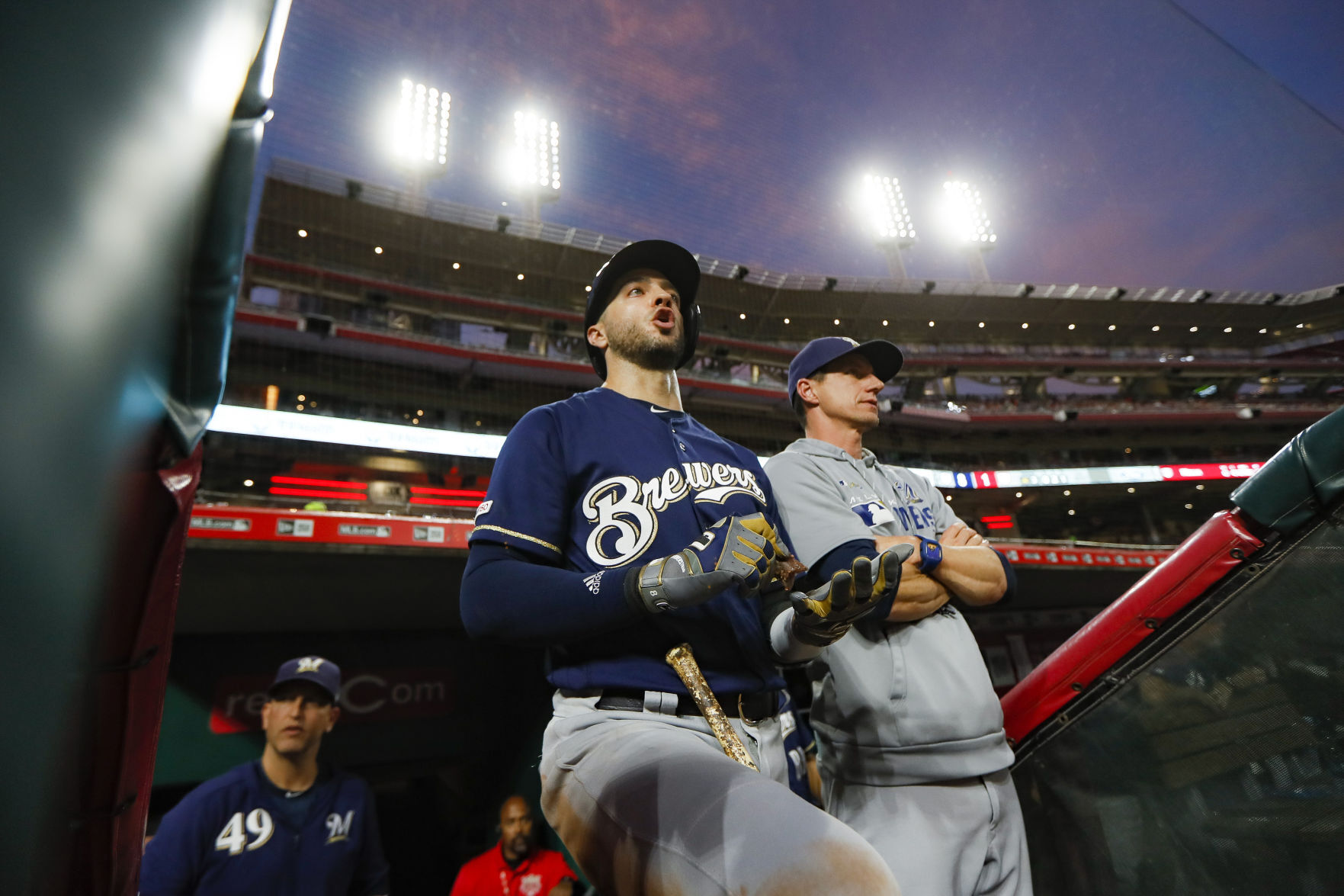 Brewers Reds Baseball